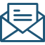 blue Email Icon
